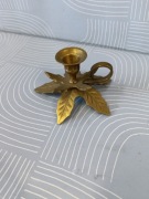 Ładny kaganek mosiężny