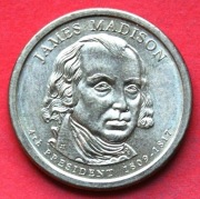 1  Dolar 2007 P r -     USA  Madison   Mennica P  stan !!!