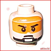 LEGO Star Wars 3626pb0401 GŁOWA Pilot X-wing Y-wing, Zev Senesca