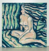 Obraz Akt sygnowany 60x60cm