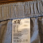 Bokserki szorty męskie 100% bawełna szare H&M rozmiar M, małe L
