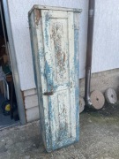 Szafka drewniana malowana Vintage drewno PRL