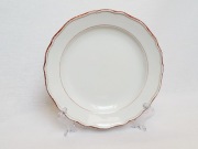 Talerz porcelanowy Meissen relief falowany ok. 1930