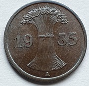 1 reichspfennig  1935 A  Niemcy