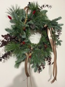 Wianek świąteczny/ zimowy 55 cm!