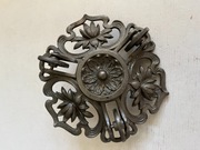 Oryginalna żeliwna podsufitka do lampy naftowej