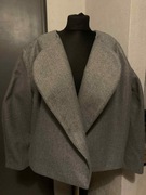 H&M kurtka biker ramoneska narzutka pudełkowa bomberka oversize duża