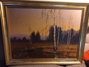 Ob. "JESIEŃ II " R. Kurzaja 54cm\73cm .1997r