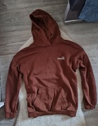 Bluza z kapturem Adidas Rozmiar L Oversize Brązowy