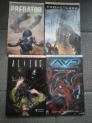 Life and Death komplet 4 tomów. Aliens, Predator, Prometeusz 
