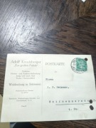 Pocztówka Reklamowa Waldenburg Schl - Wałbrzych .