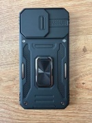 Etui do IPhone 15 Pro Max kolor czarny + 2 szkła ochronne na ekran