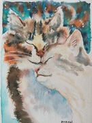 ZAKOCHANI Magnes na lodówkę (autorski )