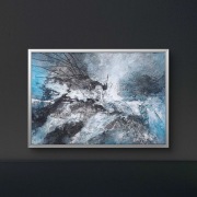 Olej, struktura, płotno 50cmx70cm. MONIKA SEROKA