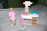 Barbie salon spa, maseczka na twarz