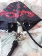 Elegancka Parasolka Vintage – Srebrna Rękojeść pr. 835, Niemcy, Lata 50.XXw