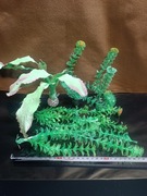 Roślinka sztuczna do akwarium zielona