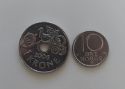 Norwegia monety zestaw: 2 sztuki, różne 