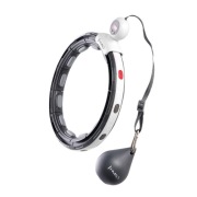 HULA HOP HHM15 BLACK Z MAGNESEM I OBCIĄŻNIKIEM + LICZNIK HMS