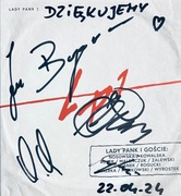 LADY PANK AUTOGRAFY ZESPOŁU - LP1 , CD nowa BORYSEWICZ PANASEWICZ i in