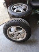 4xFelgi 14cali 4x108 z oponami zimowymi 