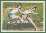 Bieg przez płotki - 1966r. - Józef Korolkiewicz