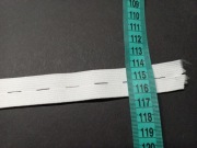 Guma biała dziana z dziurkami dziurami 22mm płaska regulowana taśma gumowa