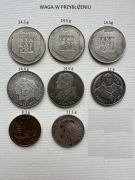 Monety zygmunt jadwiga polonia srebro xxx lat prl rzadka zamek w pieskowej 