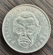 Niemcy RFN 2 marki 1990 G Erhard
