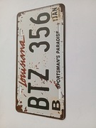 Zawieszka metalowa replika kopia tablica rejestracyjna Louisiana 31x15,5 cm
