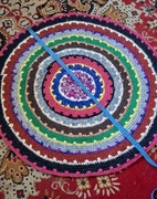 Chodnik dywan rękodzieło tradycyjne podlaskie 