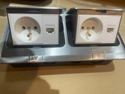 Mediabox 45x45 Puszka podłogowa floorbox 2x NEKU