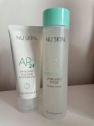 AP 24 +tonik nawilżający NU SKIN pasta wybielająca