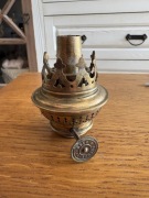 Brener palnik lampy naftowej mosiądz sygnowany