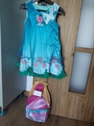 Strój przebranie sukienka Poppy Trolle peruka 3+ kostium