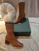 Hugo Boss skórzane botki + gratis