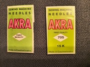 Igły Akra  do maszyny do szycia