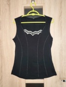 449. Czarna bluzka a'la gorset rozmiar M