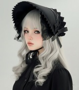 Nakrycie głowy bonnet goth lolita scarlet darkness killstar altercore