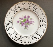 Talerzyk porcelanowy ażurowy ALT MITTERTEICH BAVARIA mały 17cm