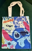 Torba Shopperka Płócienna – Stitch Kolorowa, Stylowa,