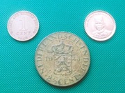 INDIE HOL. MALAJE . BRUNEI Zestaw 3 monet 1 2 1/2 Cents Sen 1945 1962 1994