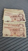 Banknot 100 zł PRL Ludwik Waryński różne serie