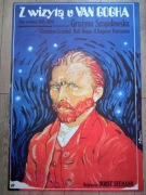 Oryginalny polski plakat filmowy - Z wizytą u van Gogha, Jakub Erol, 1986
