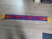 Szalik FC Basel - Bazylea, Szwajcaria, kibic, szal piłkarski 