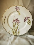 Zabytkowy talerz Limoges, porcelana ręcznie malowana