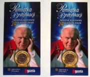 Pamiątka beatyfikacji Jan Paweł II beatyfikacja numizmat