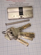 Wkładka antywłamaniowa HUSAR S8 30/35 nikiel satyna