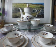 Royal Worcester. Serwis porcelanowy herbaciany 4os.