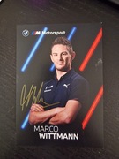 Karta z autografem Marco Wittmann BMW Motorsport WEC